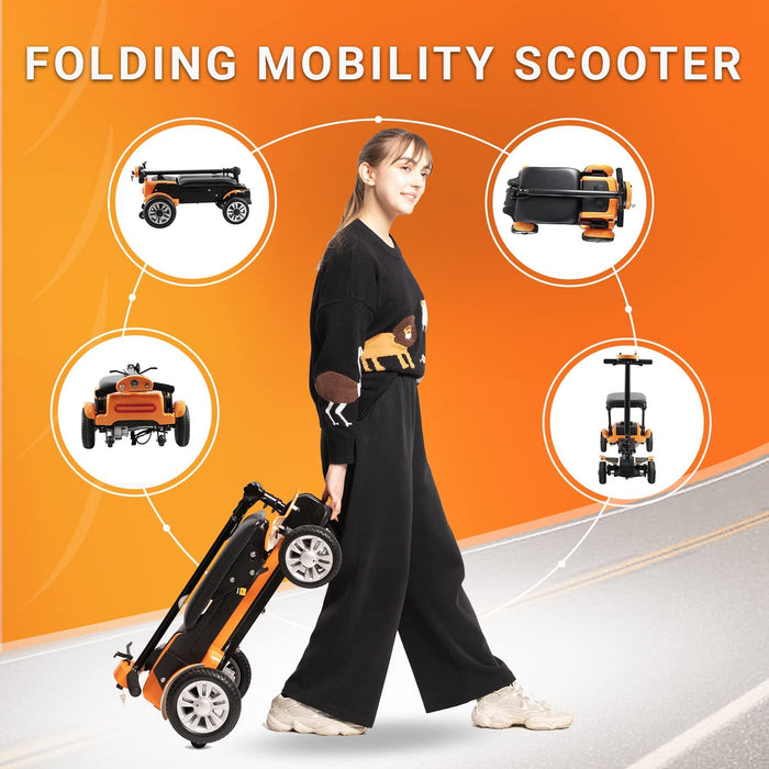 MobiJoe Lightweight Mobility Scooter Compact 4