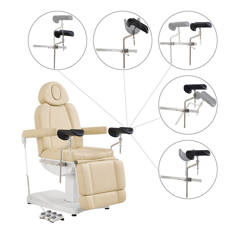 DIR Ink OB 3-Motor Electric Gyno Chair with Stirrups