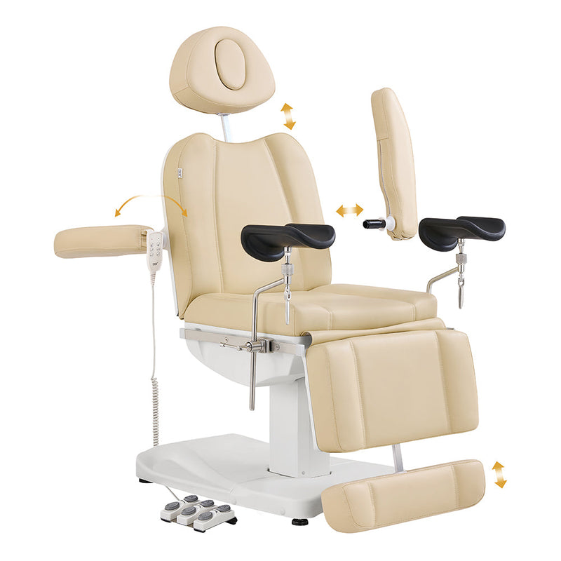 DIR Ink OB 3-Motor Electric Gyno Chair with Stirrups
