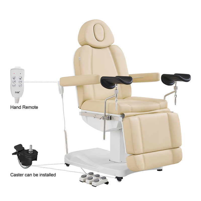 DIR Ink OB 3-Motor Electric Gyno Chair with Stirrups