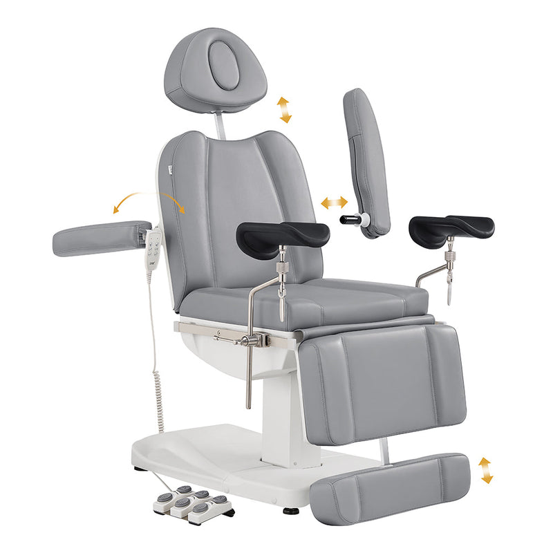 DIR Ink OB 3-Motor Electric Gyno Chair with Stirrups