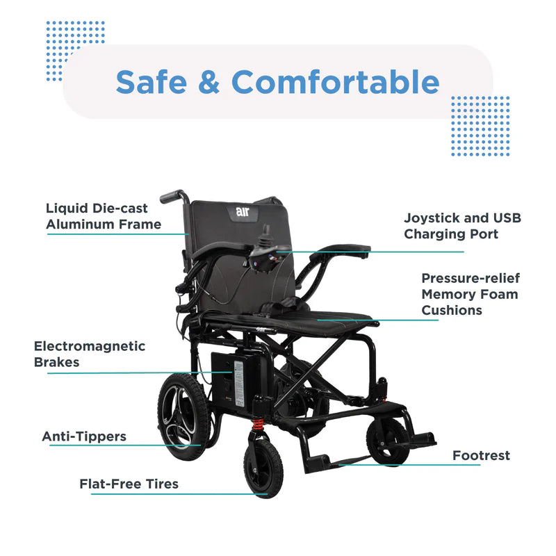 Journey Air Lightweight Folding Power Chair (2026 Model)