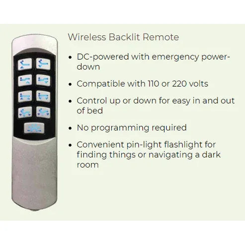 Transfer Master Supernal 3 Function Hi-Low Adjustable Bed