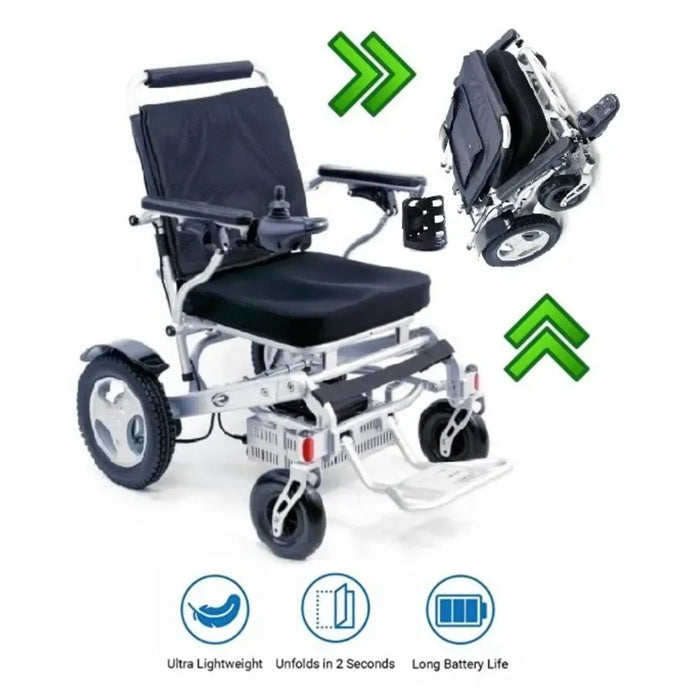 Karman Healthcare Tranzit Go Revolutionary Foldable Power Wheelchair PW-F500