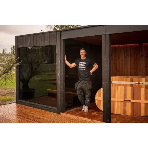 ThermaSol Nordic Misty Pergola Matching Pergola for Nordic Misty Sauna Cabin