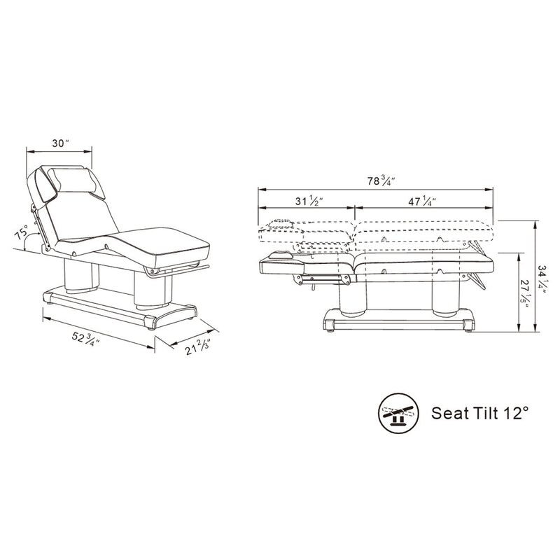 DIR Luxi 4-Motors Medical Spa Treatment Bed