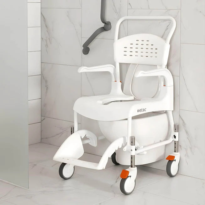 Clean Height Adjustable Shower Commode