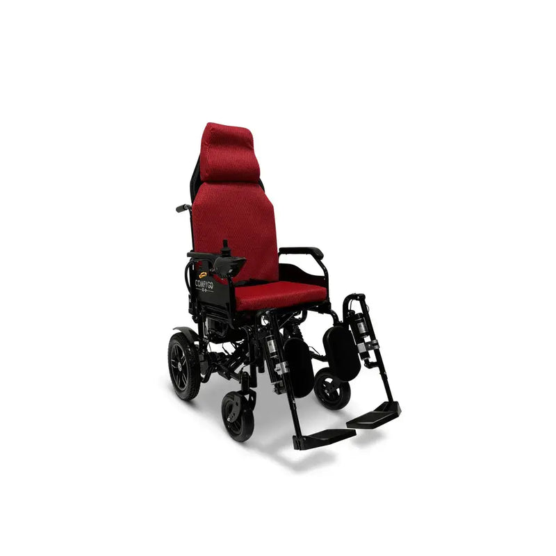 ComfyGo X-9 Remote Controlled Wheelchair, Automatic Reclining Backrest & Lifting Leg Rests