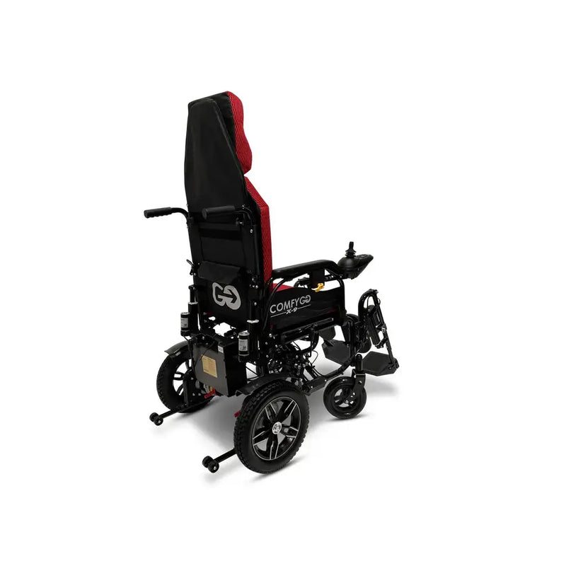 ComfyGo X-9 Remote Controlled Wheelchair, Automatic Reclining Backrest & Lifting Leg Rests