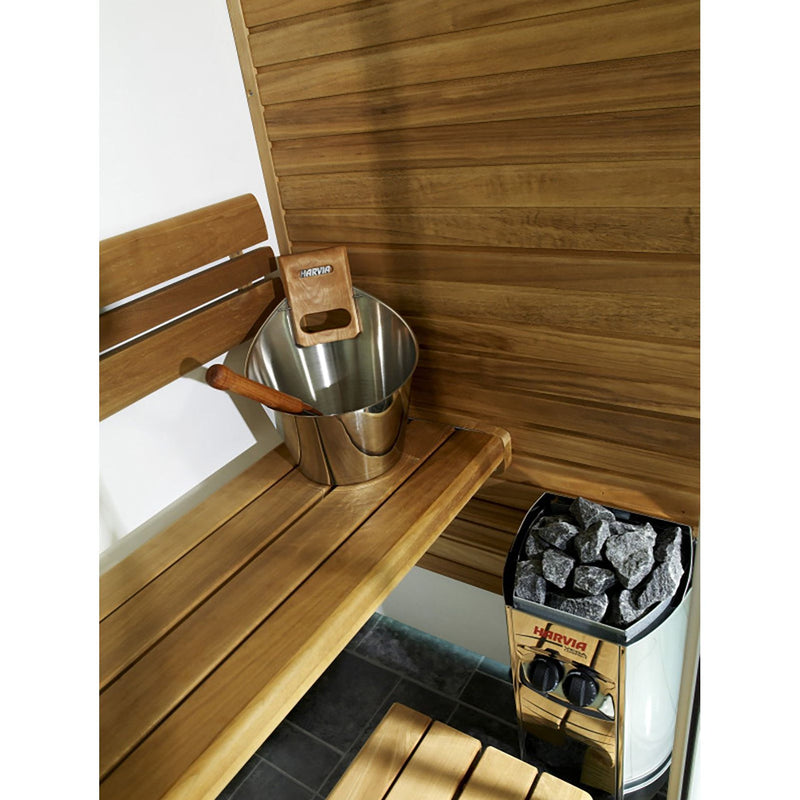 Harvia Vega BC19 Pkg Vega Series 1.9kW Sauna Heater Package, Built-In Controls