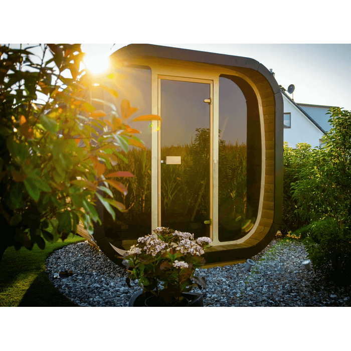 SaunaLife CL7G Cube-Series Outdoor Home Sauna Kit