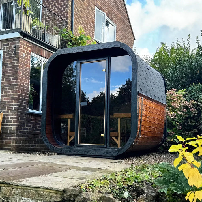 SaunaLife CL7G Cube-Series Outdoor Home Sauna Kit
