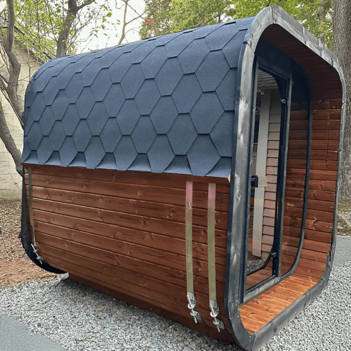 SaunaLife CL7G Cube-Series Outdoor Home Sauna Kit