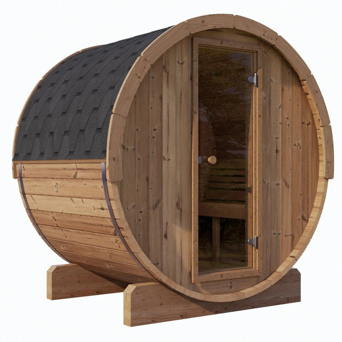 SaunaLife Model E6 3 Person Barrel Sauna Ergo Series Sauna Barrel Kit
