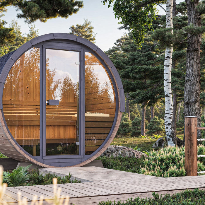 SaunaLife Model EE6G Ergo Elegance Series Sauna Barrel Kit