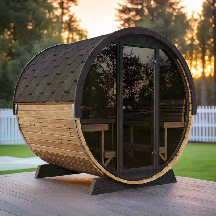 SaunaLife Model EE8G Ergo Elegance Series Sauna Barrel Kit