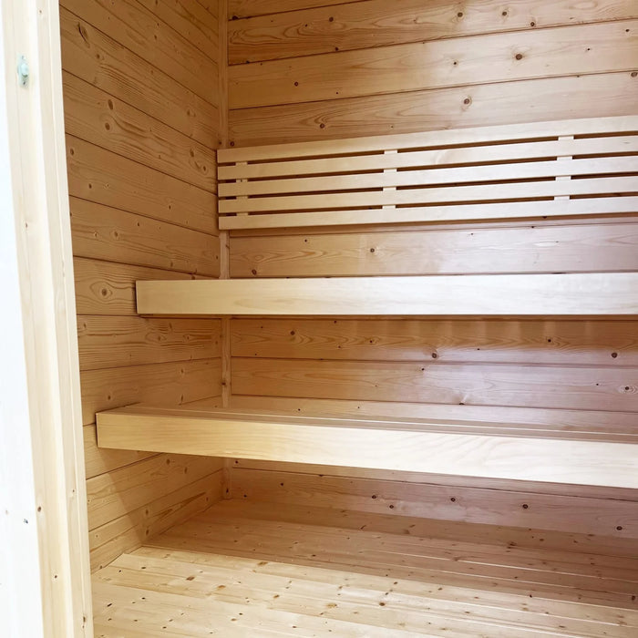 SaunaLife G2 4 Person Garden Series Outdoor Home Sauna Kit