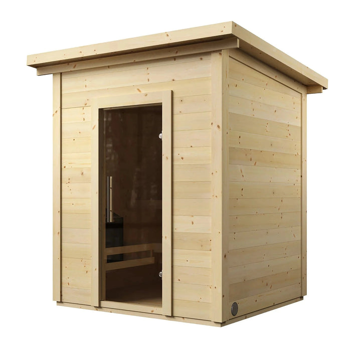 SaunaLife G2 4 Person Garden Series Outdoor Home Sauna Kit
