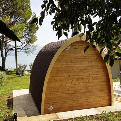 SaunaLife G3 4 Person Outdoor Home Sauna Kit