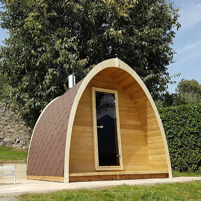 SaunaLife G3 4 Person Outdoor Home Sauna Kit