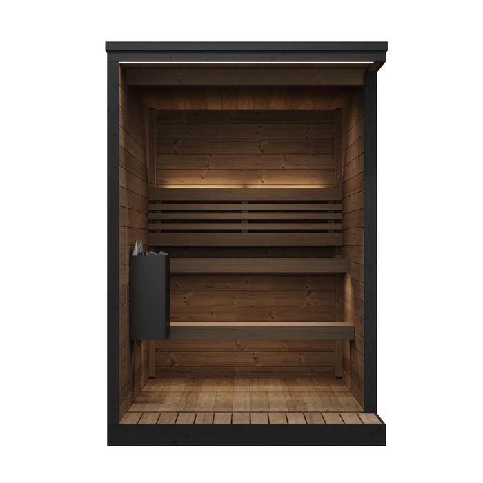 SaunaLife GL4 4 Person Garden Luxury Series Outdoor Sauna Kit