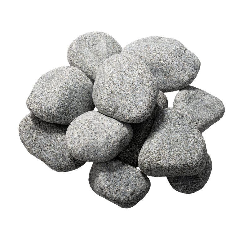 Saunum Heater Stones Sauna Heater Stones, Rounded Olivine, 5-10cm, 33lbs