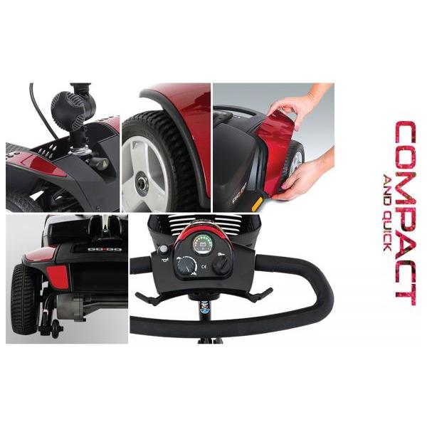 Pride Go-Go Elite Traveller - 4 Wheel Travel Scooter