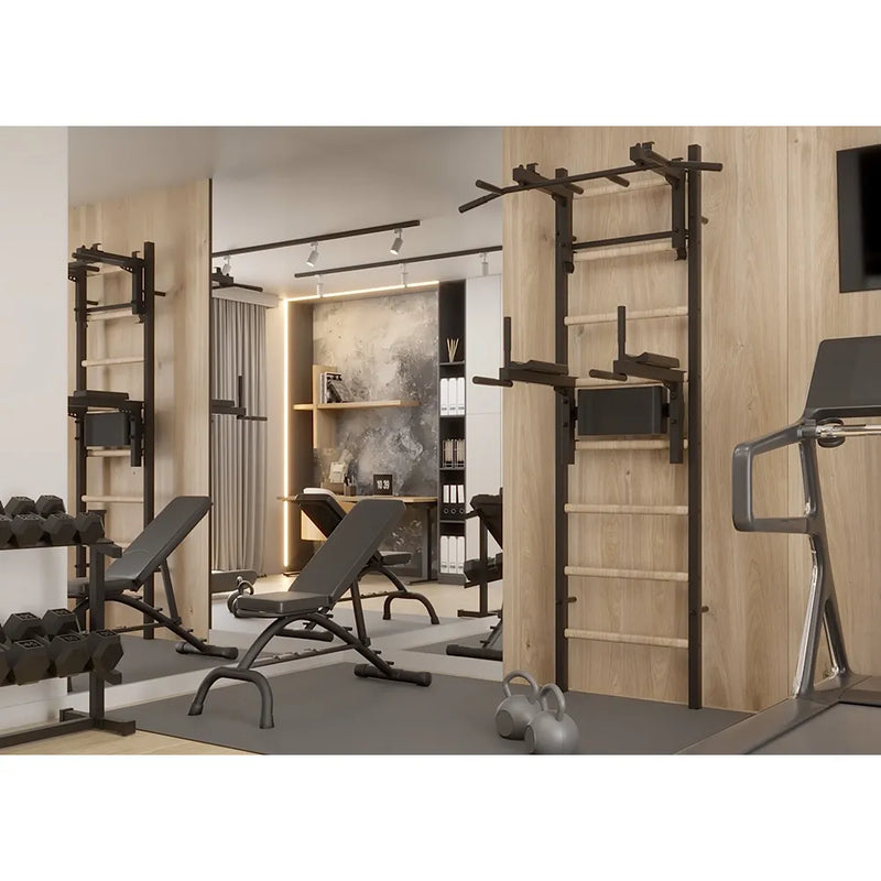 BenchK - Series 2 232 Wall Bars With Convertible Pull-Up Bar
