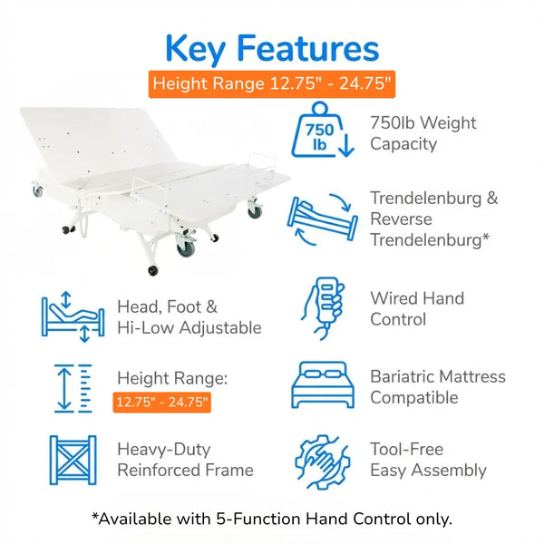 Transfer Master Night Rider HD Hi-Low Adjustable Bed