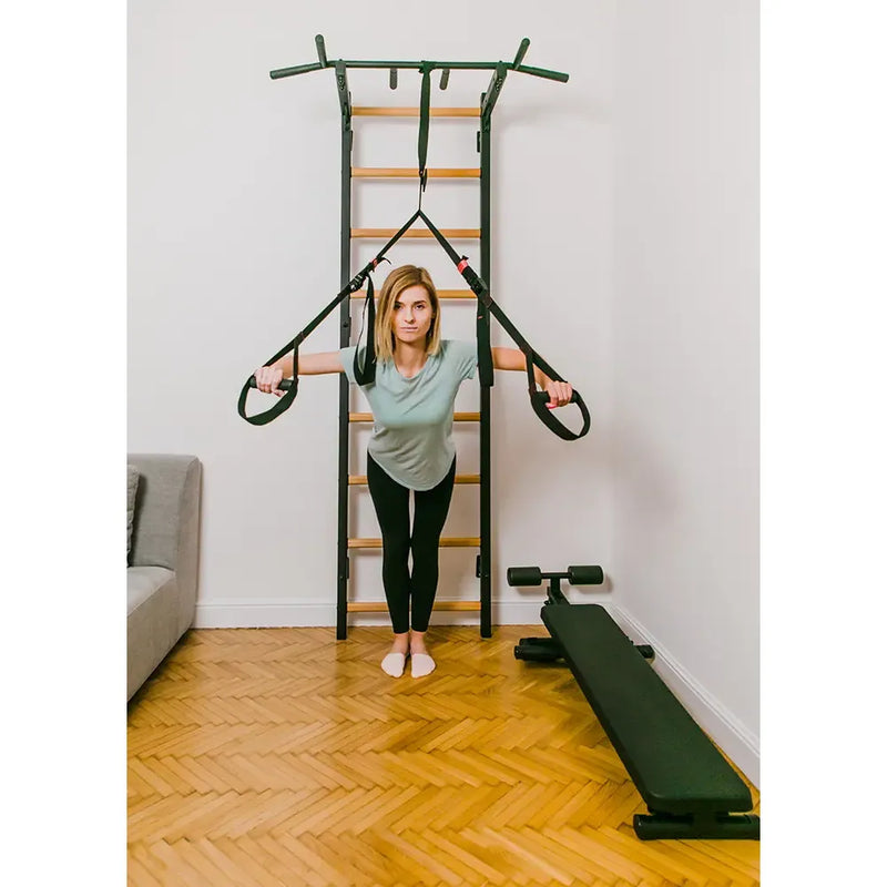 BenchK - Series 7 721 Wall Bars With Fixed Pull-Up Bar